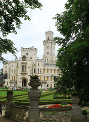 Obraz premium castle Hluboka nad Vltavou
