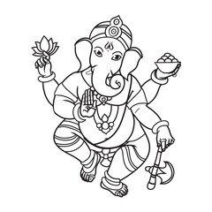 Hindu god Ganesha