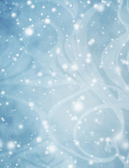 Light blue abstract snowy background