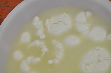 Traditional handmade cheese