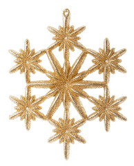 Gold snowflake