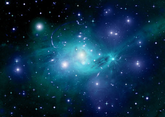 Obraz premium galaktyka w wolnej przestrzeni