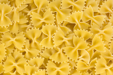 raw pasta background close up