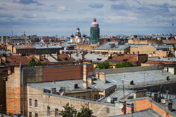 крыши Санкт-Петербурга