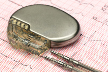 Electrocardiograph with pacemaker