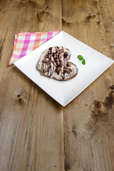 Palmera biscuit color on wood