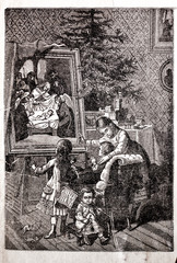 Christmas old engraving