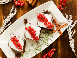 Christmas brownies