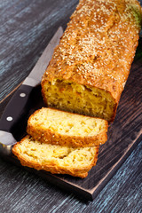 Savory bread loaf