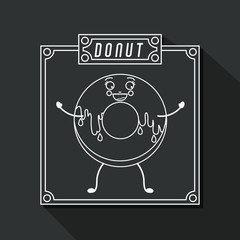 Donut design , vector illustration