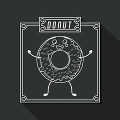 Donut design , vector illustration