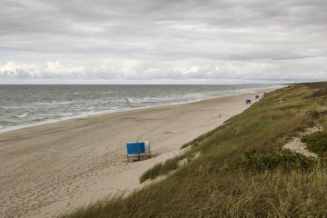 Empty beach on a stormy day, Nida, Lithuania
