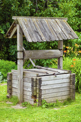 Old wooden well
