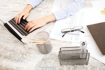 Typing on the computer