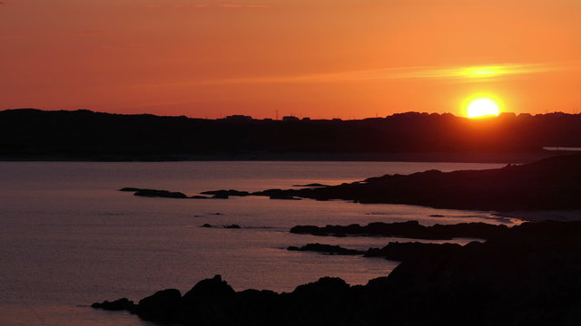 Clifden Bay, Ireland Sunset Time Lapse