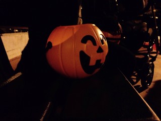 calabaza en noche de halloween el 31 de octubre de 2015