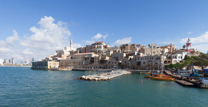 View of the old port of Jaffa 