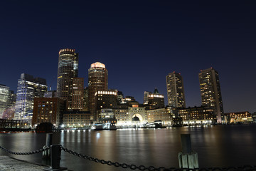 Naklejka premium Boston Skyline