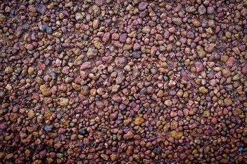brown gravel texture background vignette added