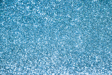 Fototapeta na wymiar Blue glitter shiny christmas abstract background