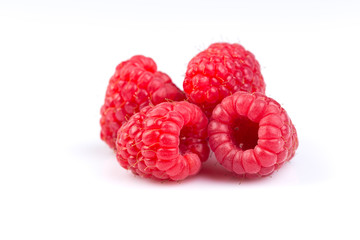 raspberry isolated on white background