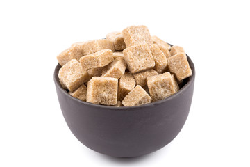 Cubes of brown sugar