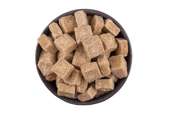 Cubes of brown sugar