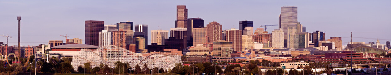 Fototapeta na wymiar Denver panorama