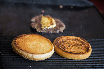 Cooking grilled sandwiches