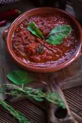 Delicious tomato soup