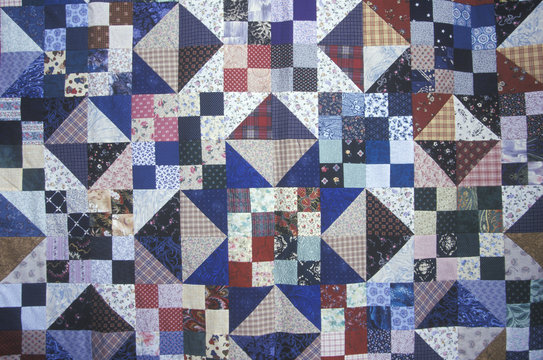 Close-up of sea island quilt pattern, Beaufort, SC
