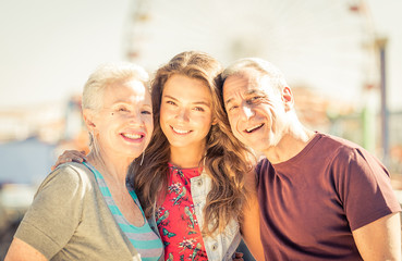 Happy family portrait