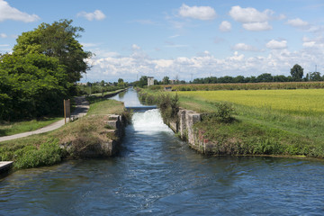 Fototapeta premium Canal of Bereguardo (IMilan)