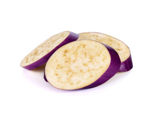 eggplant isolated on a white background