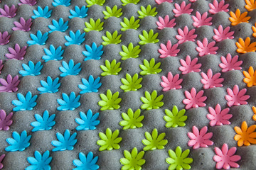 Gum paste made from sugar for decorating pastry