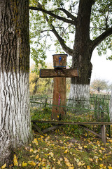 wooden crosses . Christianity