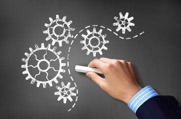 Working mechanism. Concept image