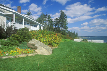 Home with a view of Spruce Head Harbor, ME