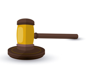 Law and Justice icon design 