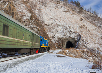 Late autumn in the Circum-Baikal Railway