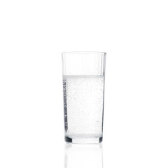 Pure drink water in glass