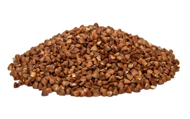 buckwheat isolated on white background