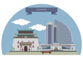 Fototapeta premium Ulan Bator, Mongolia