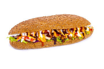 Huge sub sandwich