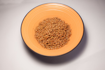 cooked lentils
