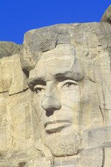Obraz premium Abraham Lincoln, Mount Rushmore National Monument Near Rapid City, South Dakota