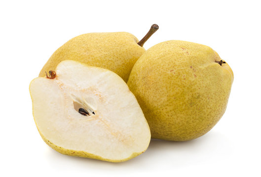 Yellow pear fruit