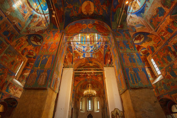 Obraz premium Interior, Cathedral of Transfiguration of the Saviour, Monastery