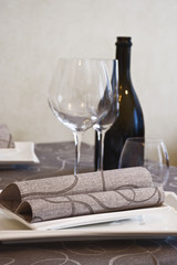 sul tavolo del ristorante