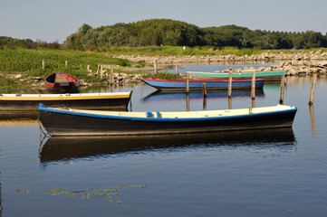 boat on a river